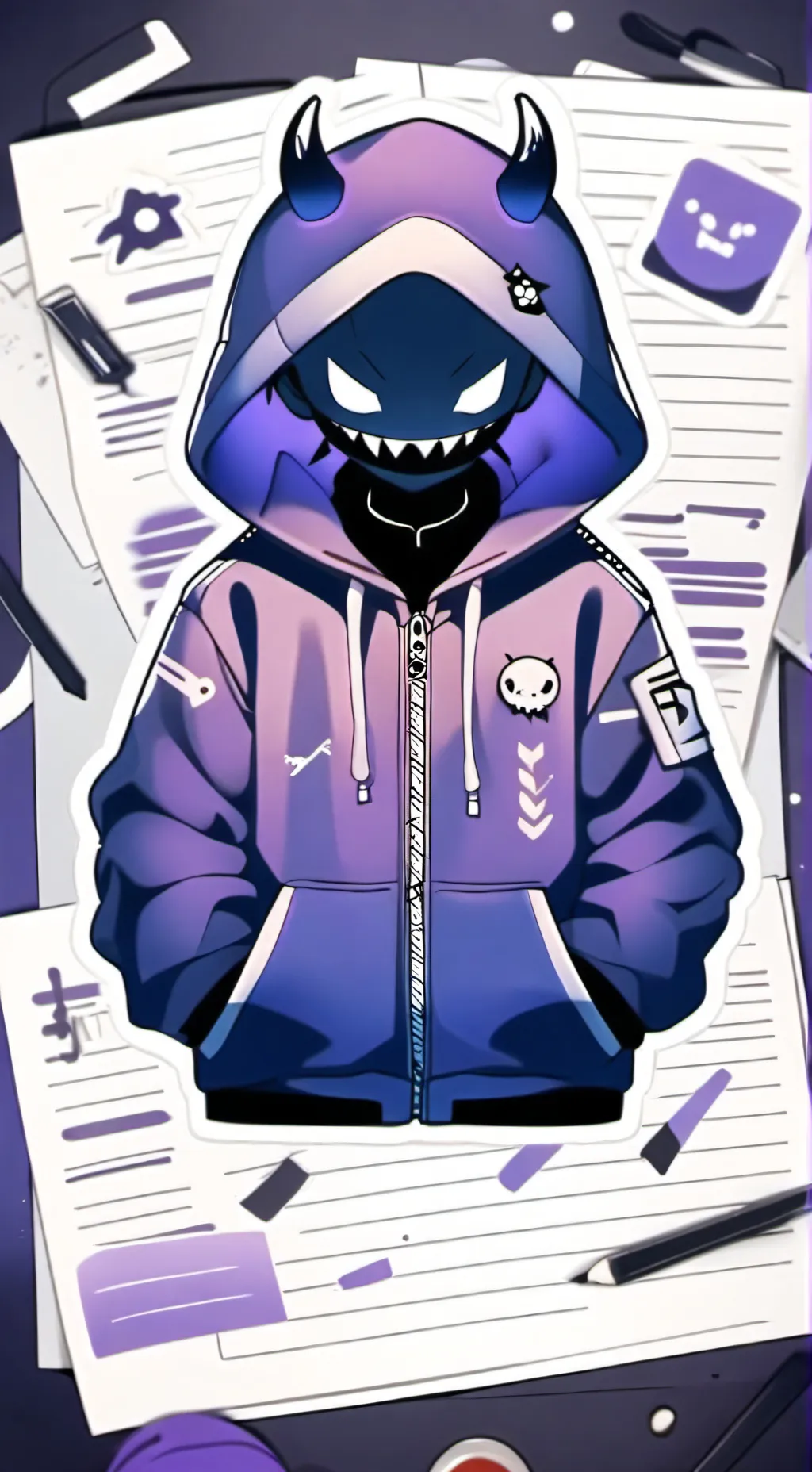ai character: voxx dreemurr  background