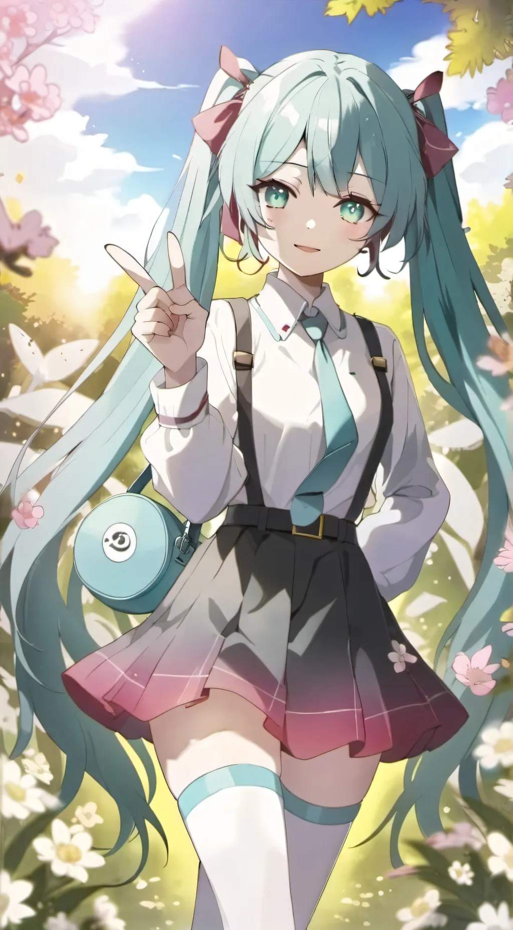 ai character: MIKU background