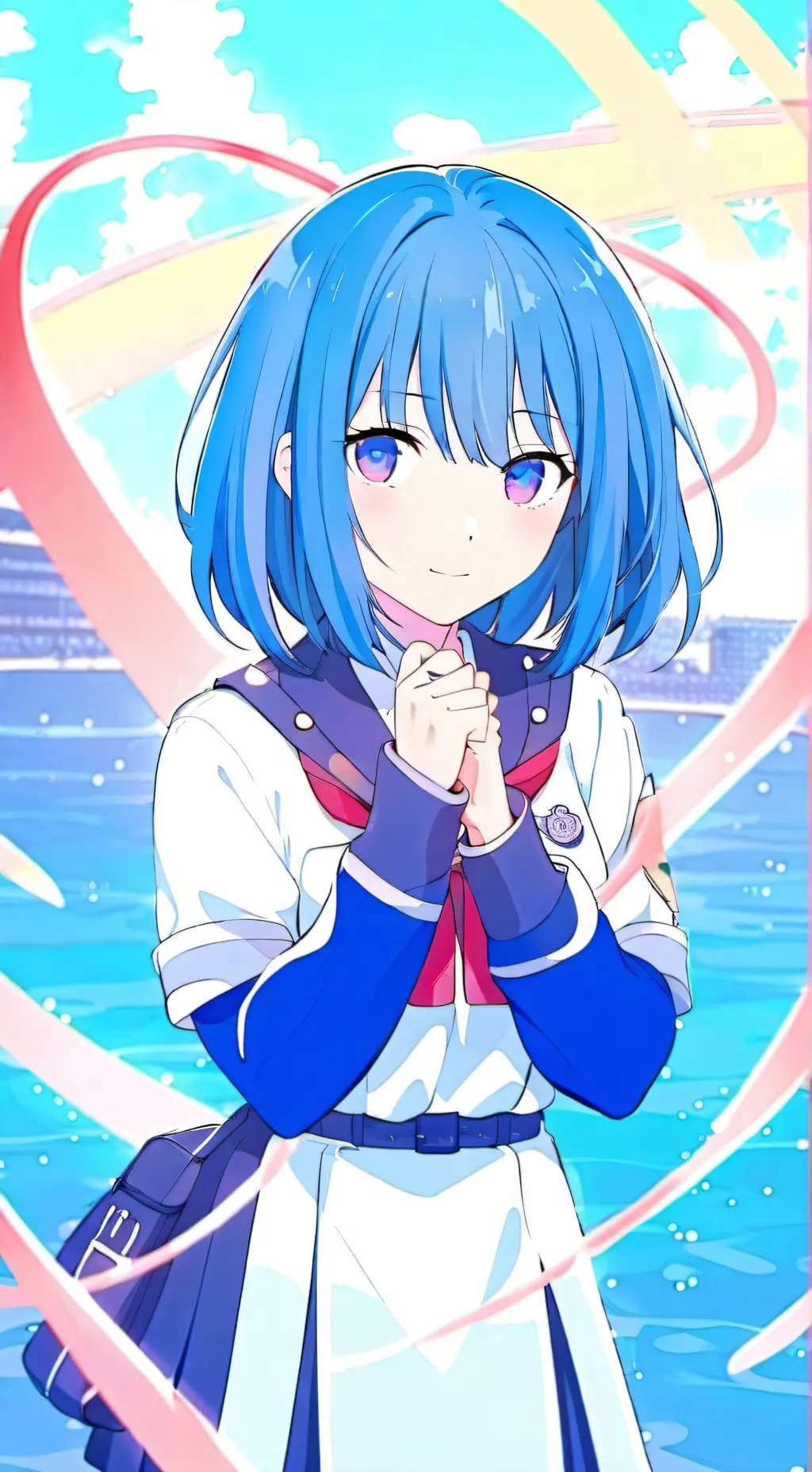 ai character: Haruka Kiritani background