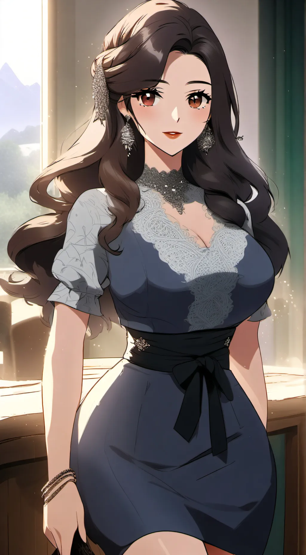 ai character: emily background