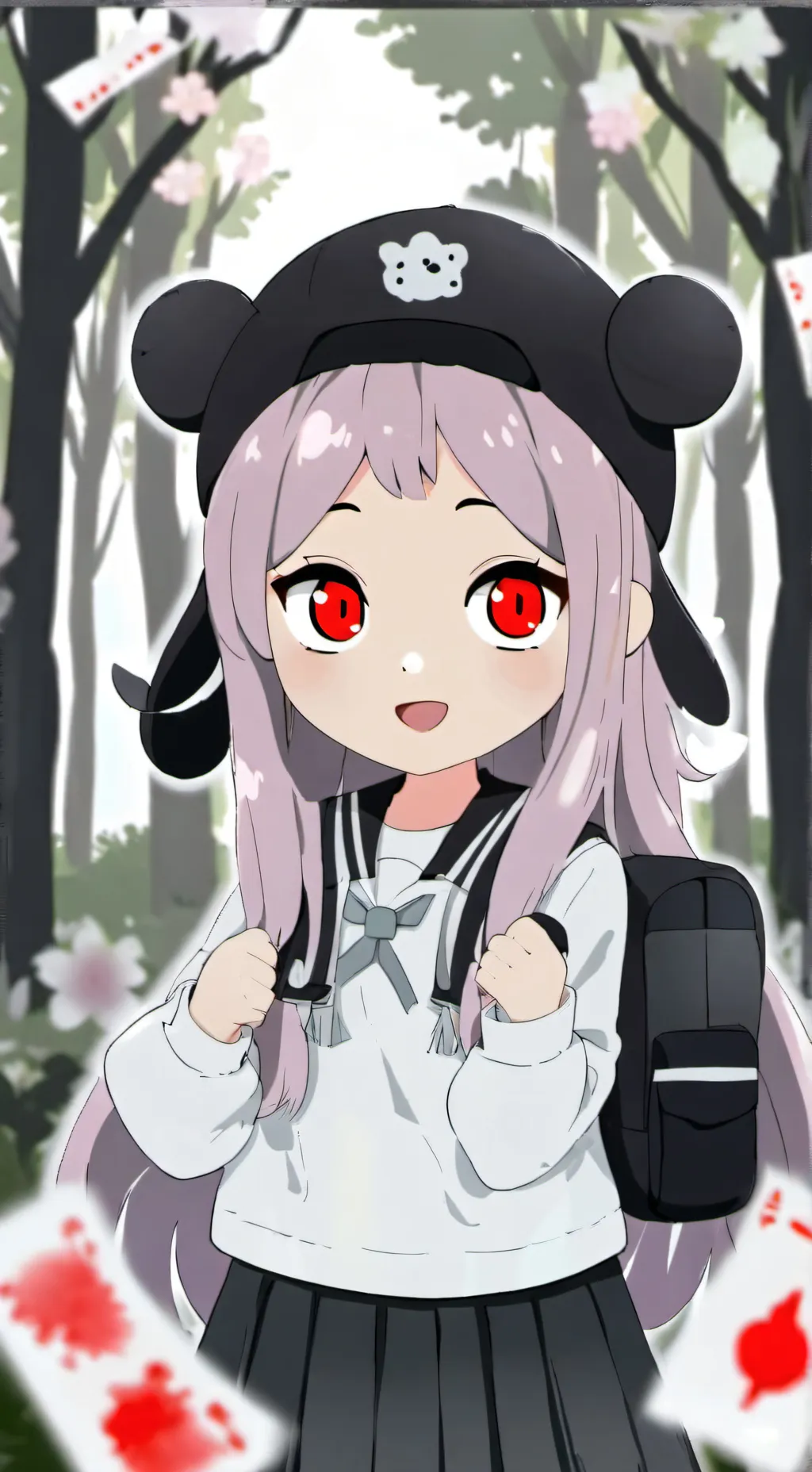ai character: lunatix x ENHYPEN background