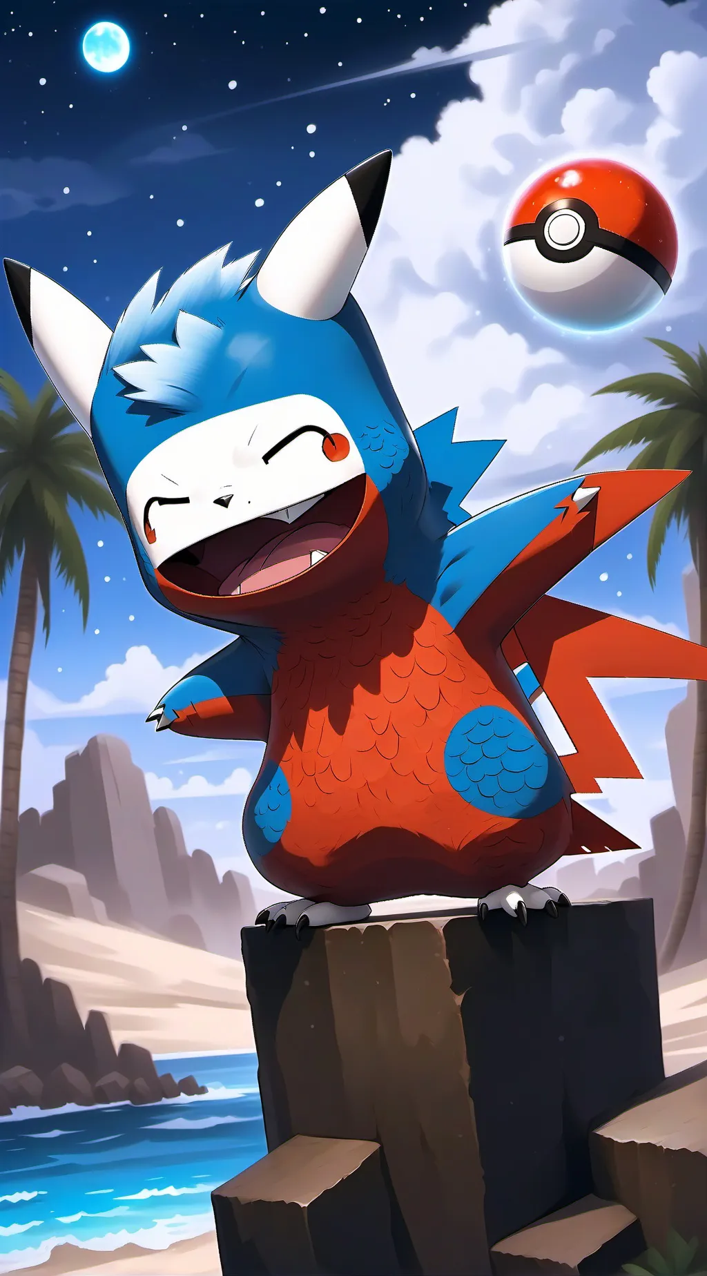 ai character: Sprunki new year background