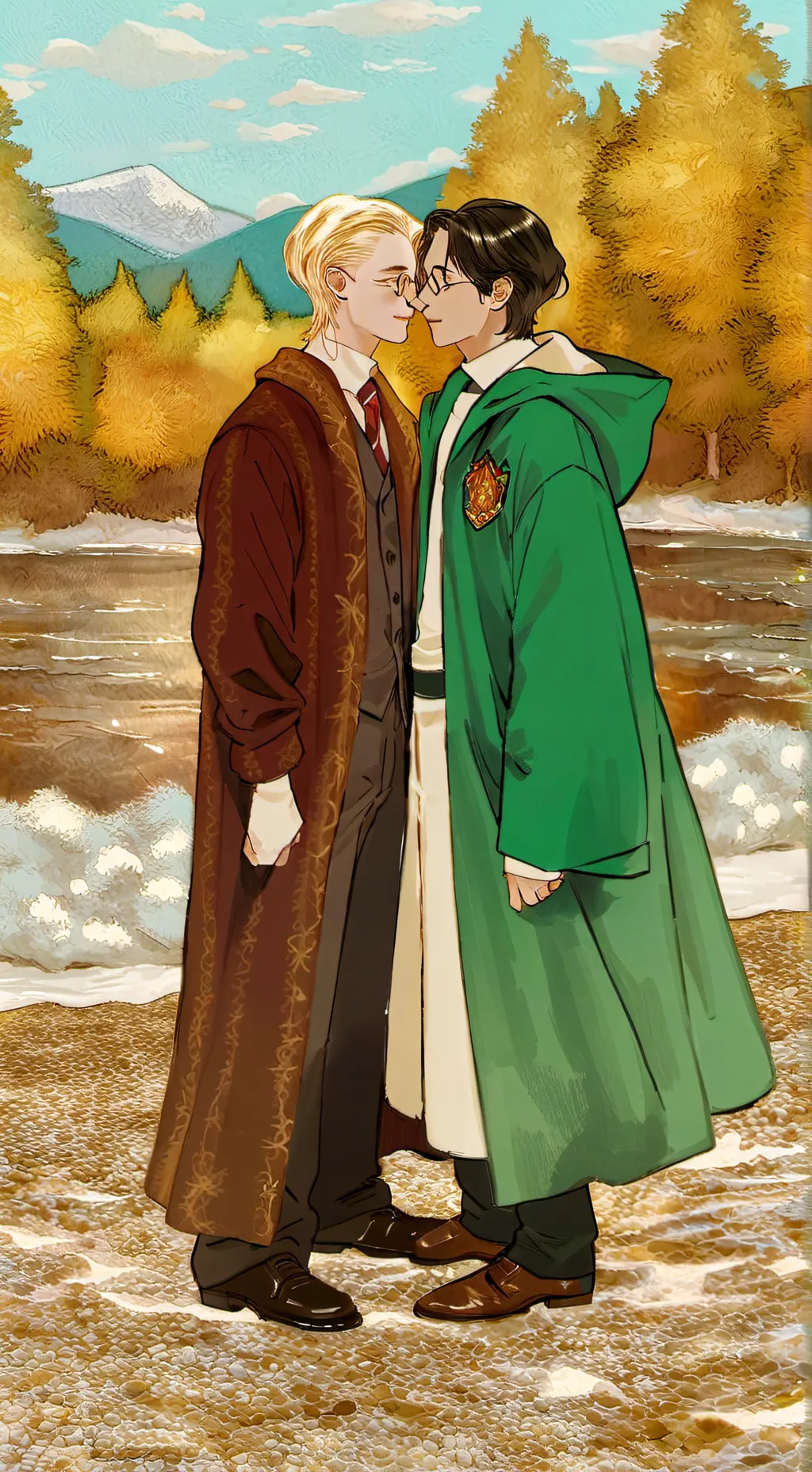 ai character: drarry background