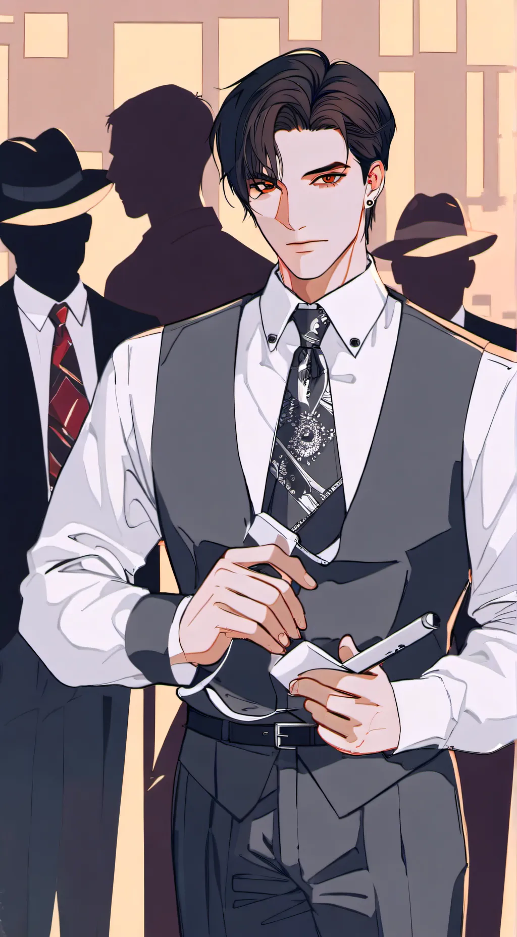 ai character: Mafia boss background