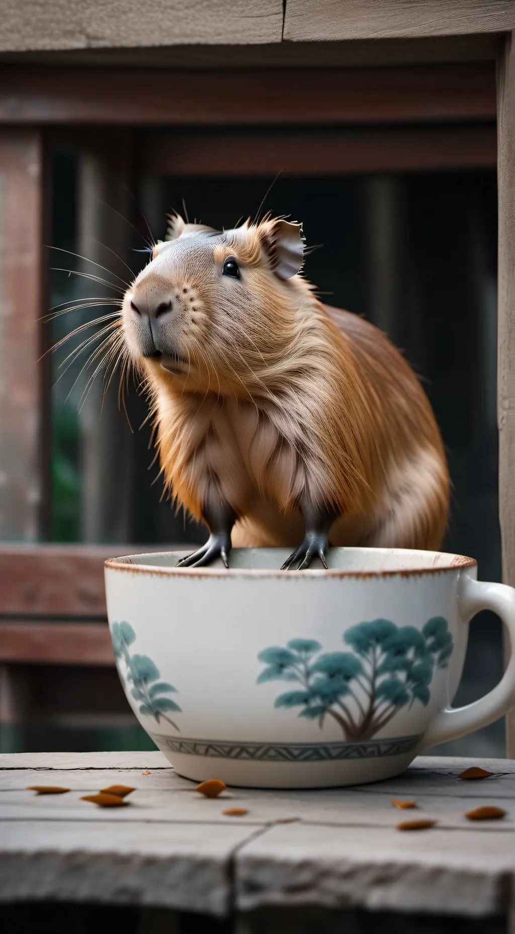 ai character: Capybara background