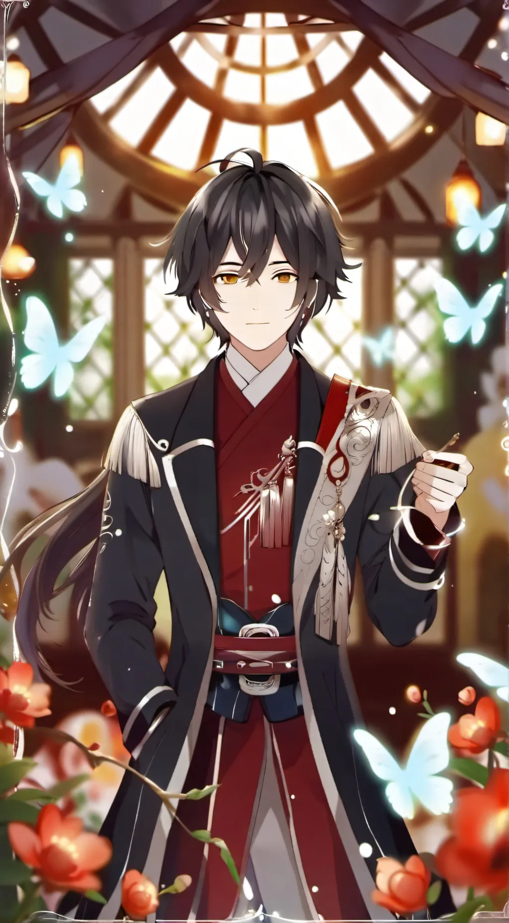 ai character: demon Slayer background