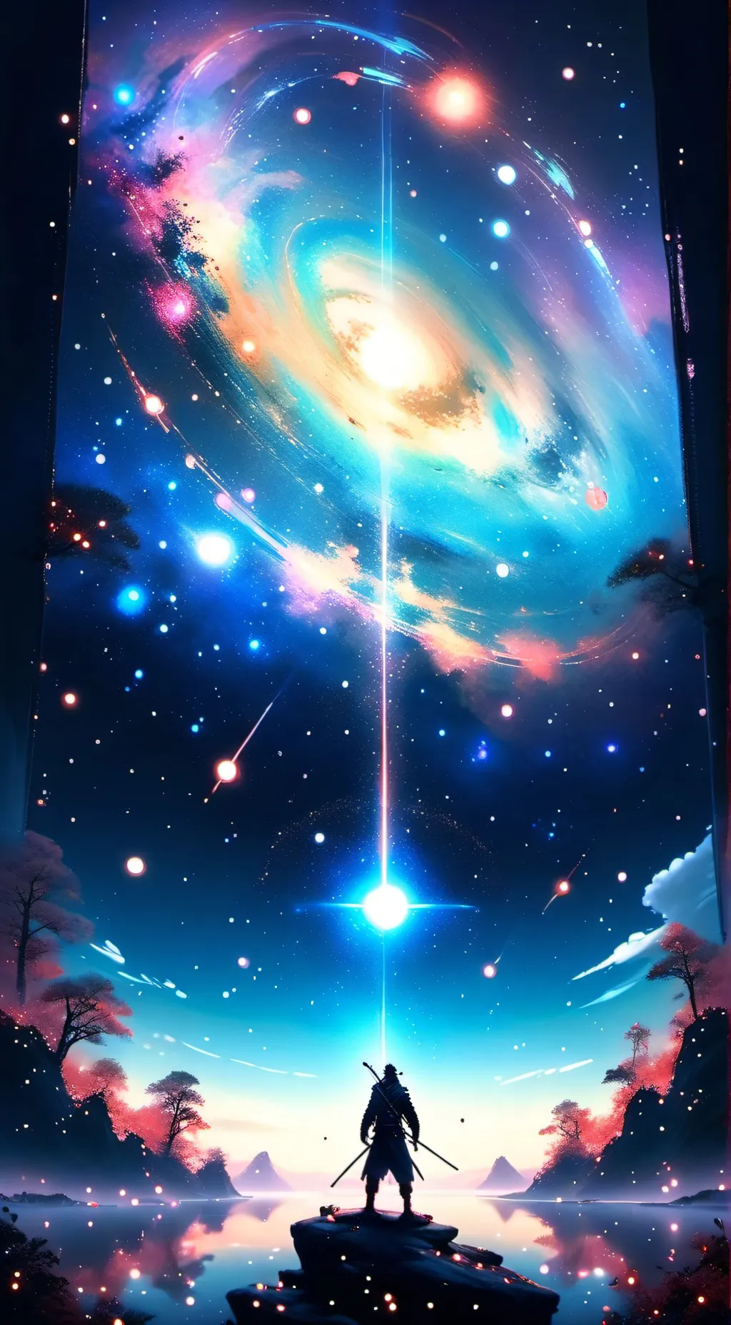 ai character: MoonBerry background