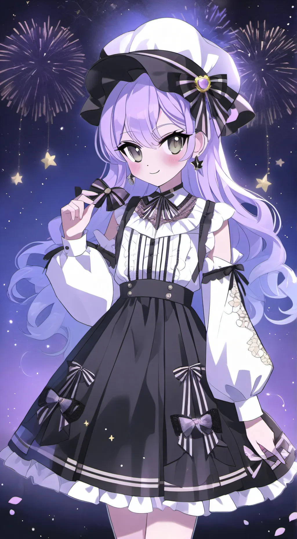 ai character: Tiwlitght sparkle background