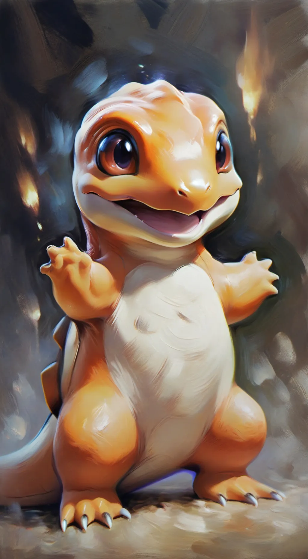 ai character: Charmander🔥 background