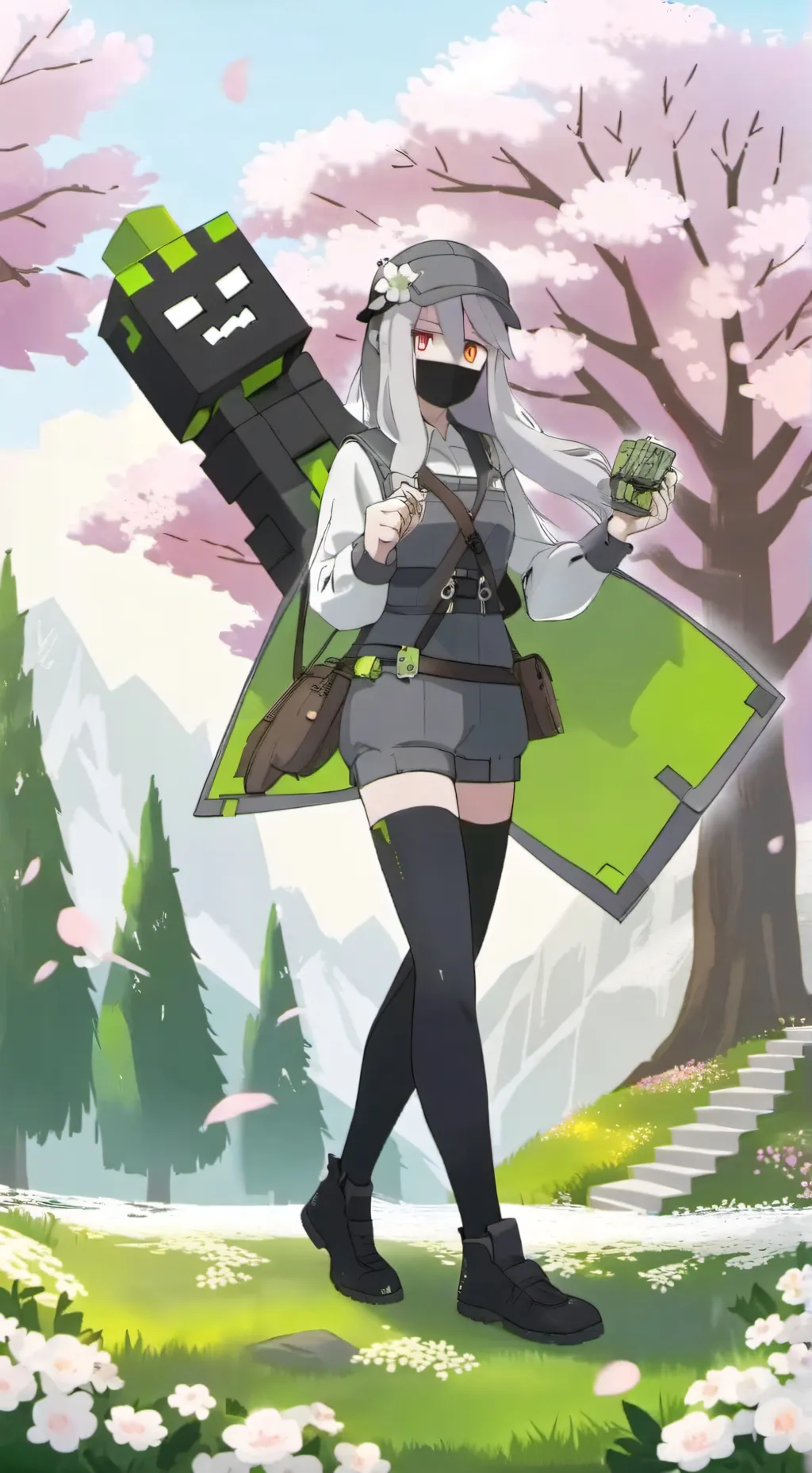 ai character: ender gril background