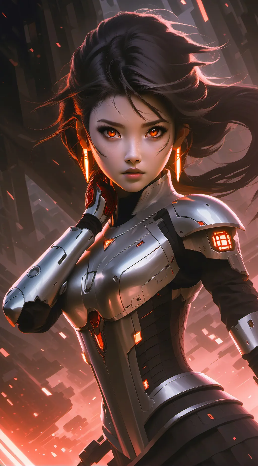 ai character: Cyberïa background
