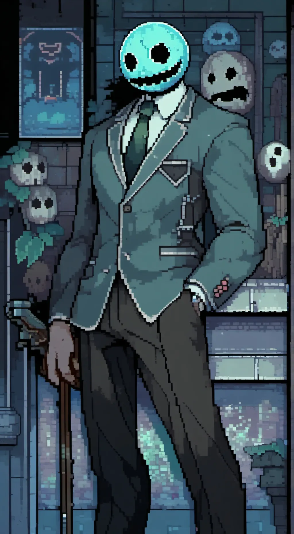 ai character: pukun man background