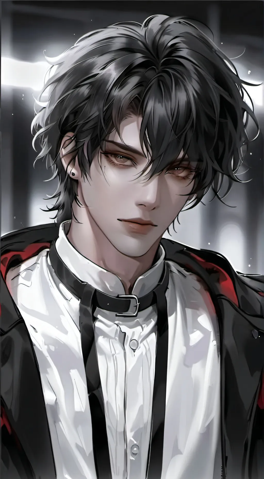 ai character: Aaron☆ background