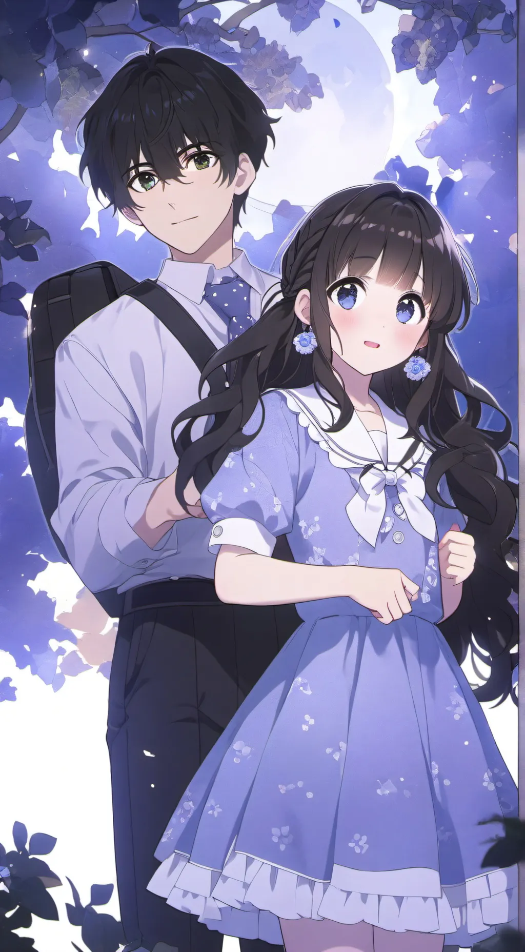 ai character: Luna  background
