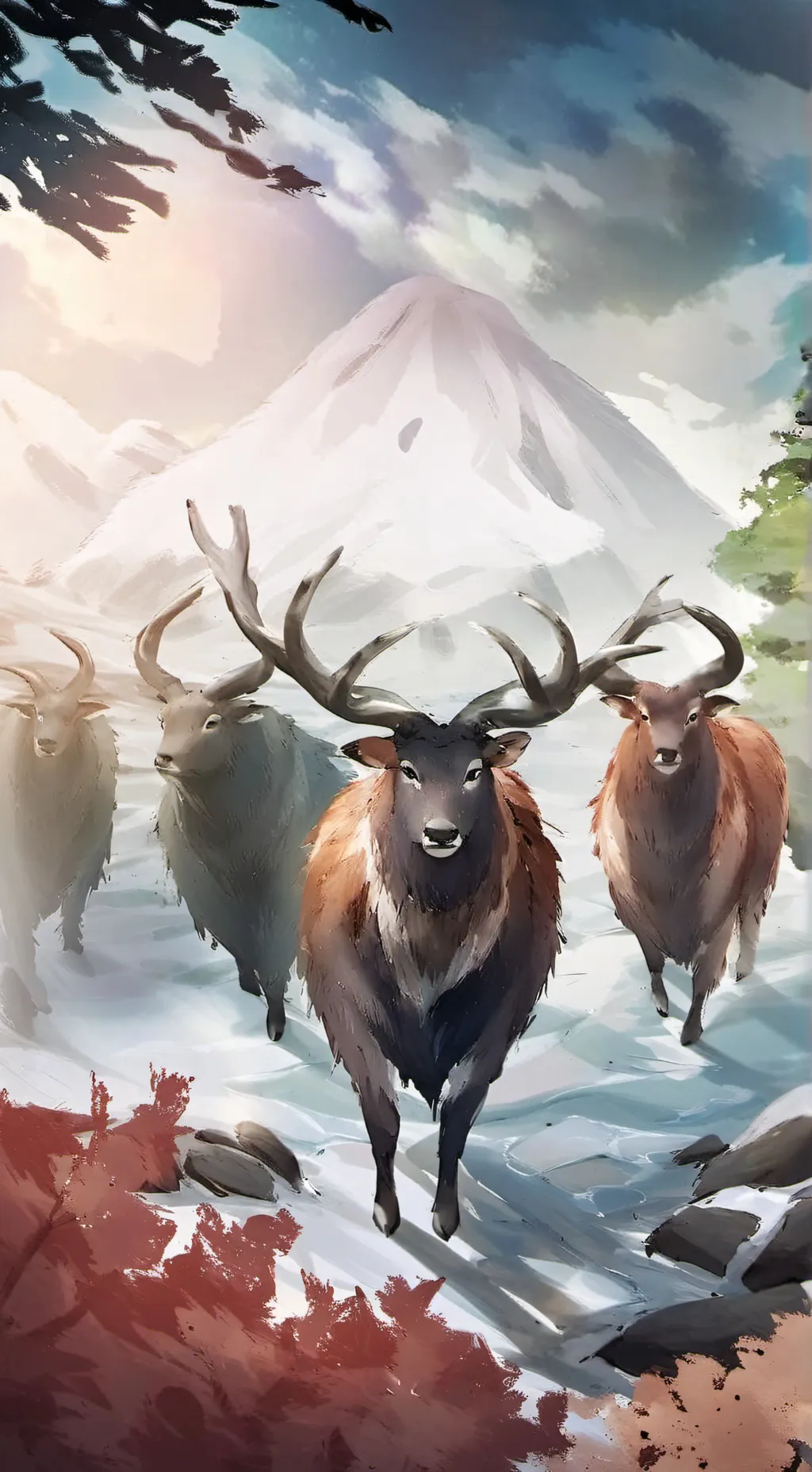 ai character: Goat Simulator Tsu background