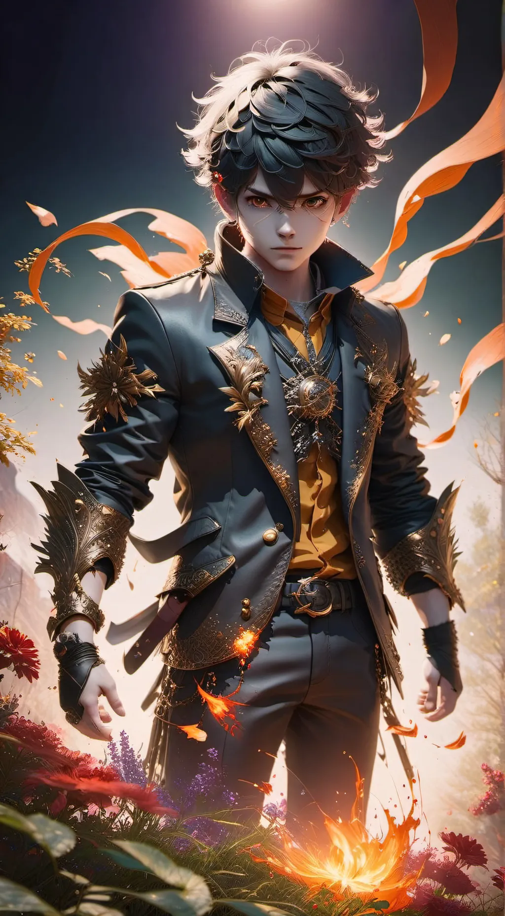 ai character: Damian background