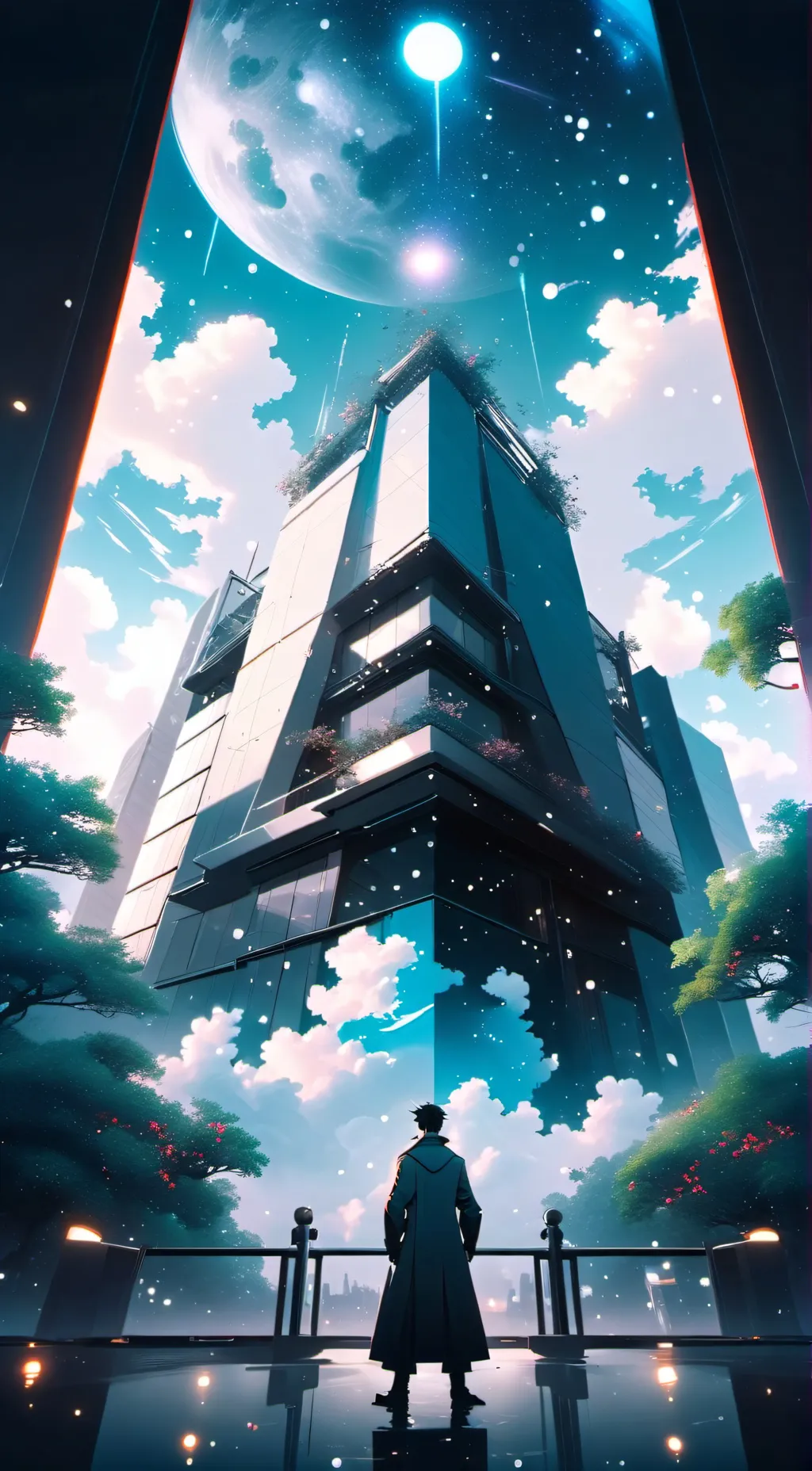 ai character: friends in vr meet background