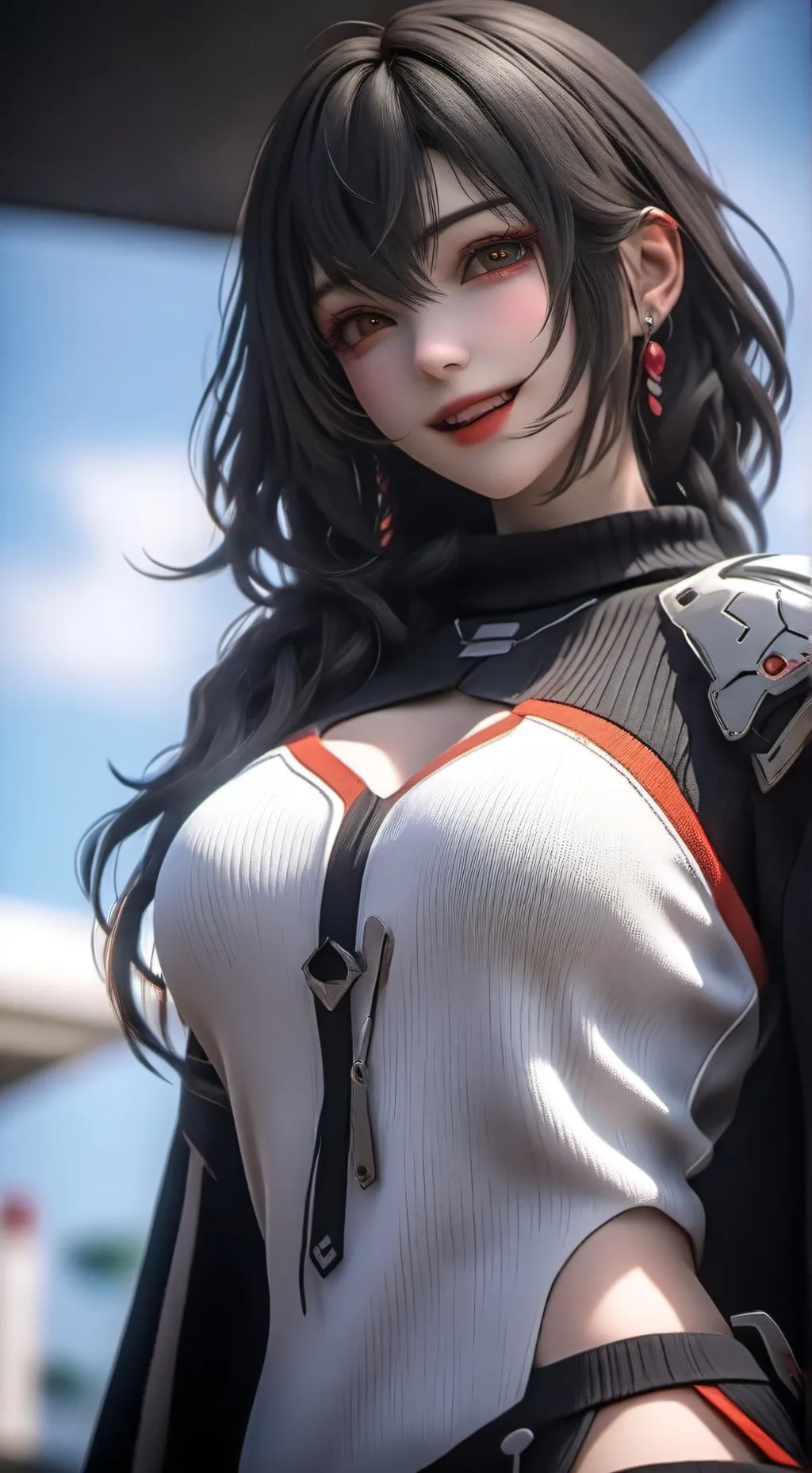 ai character: Célia Roann  background