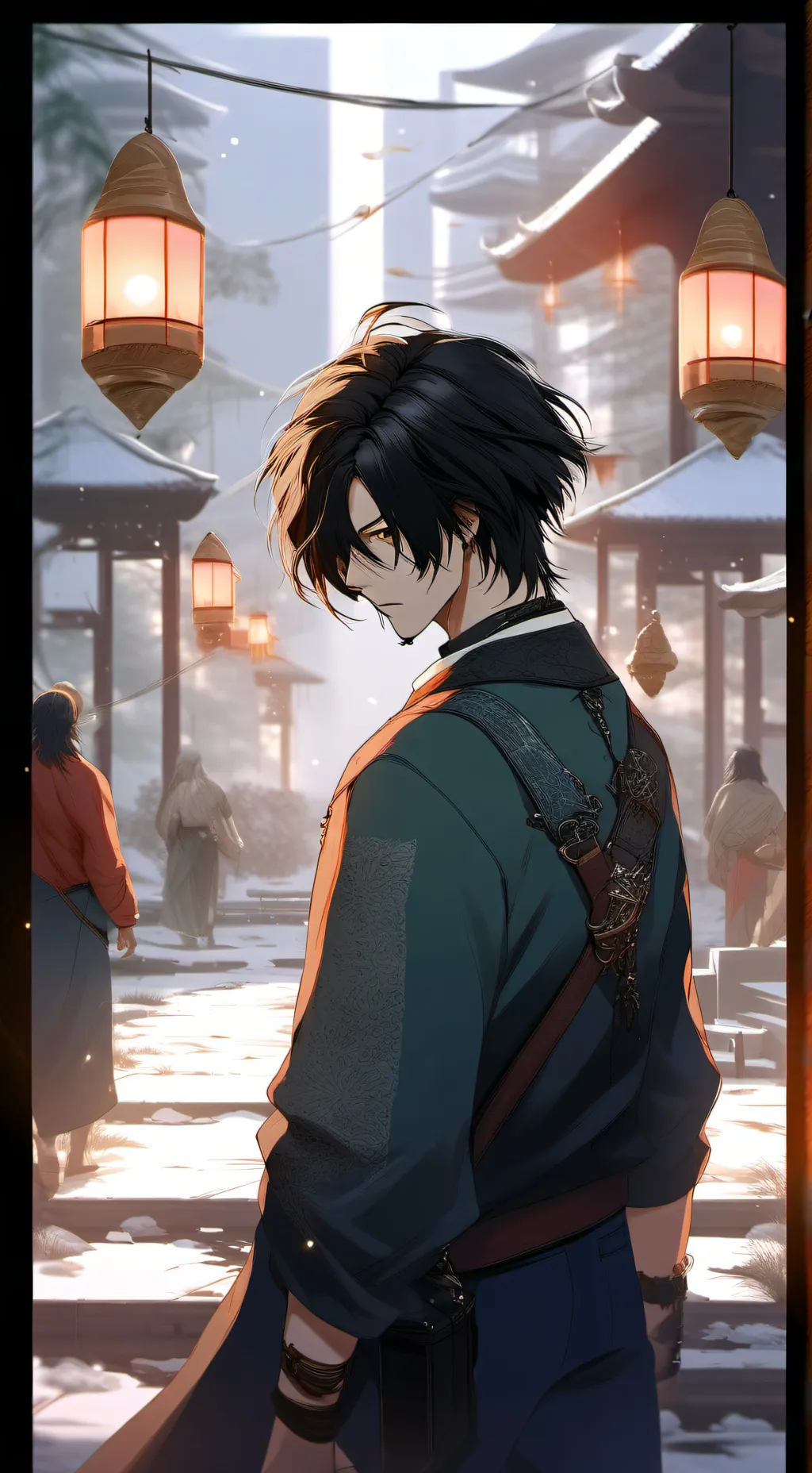ai character: Tokito Muichiro  background
