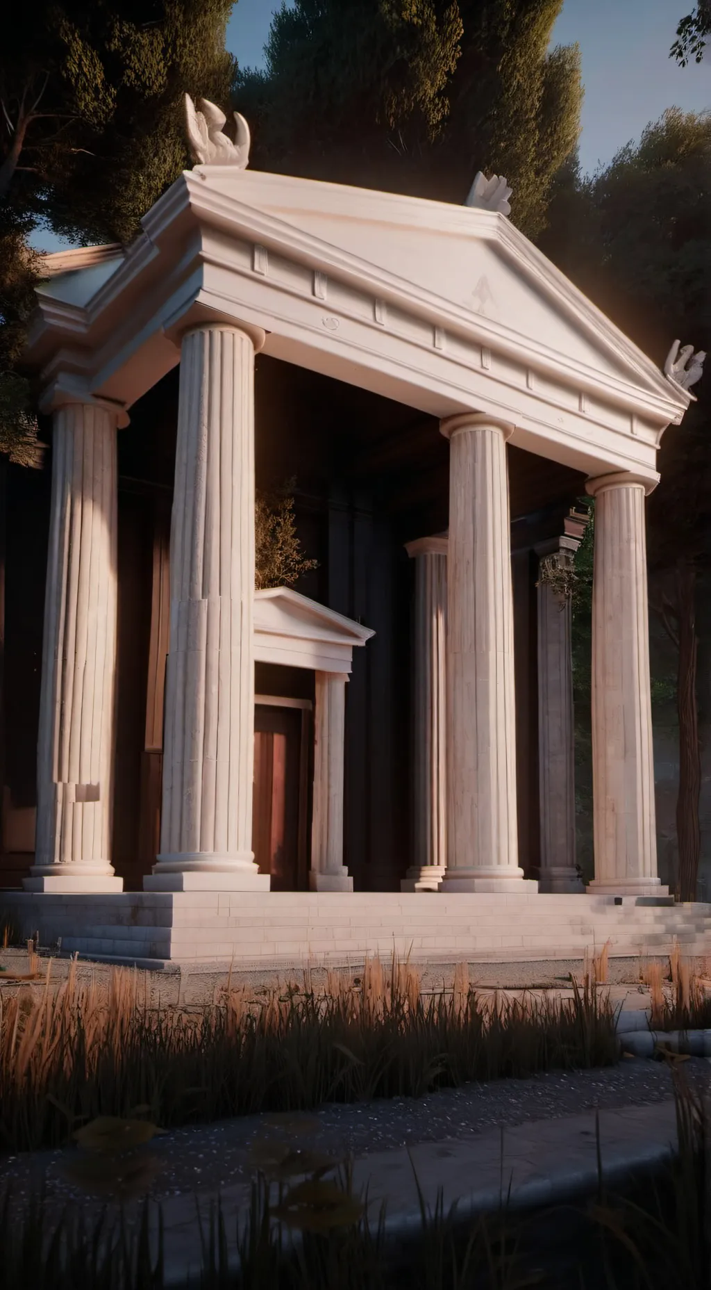 ai character: Demi-god academy background