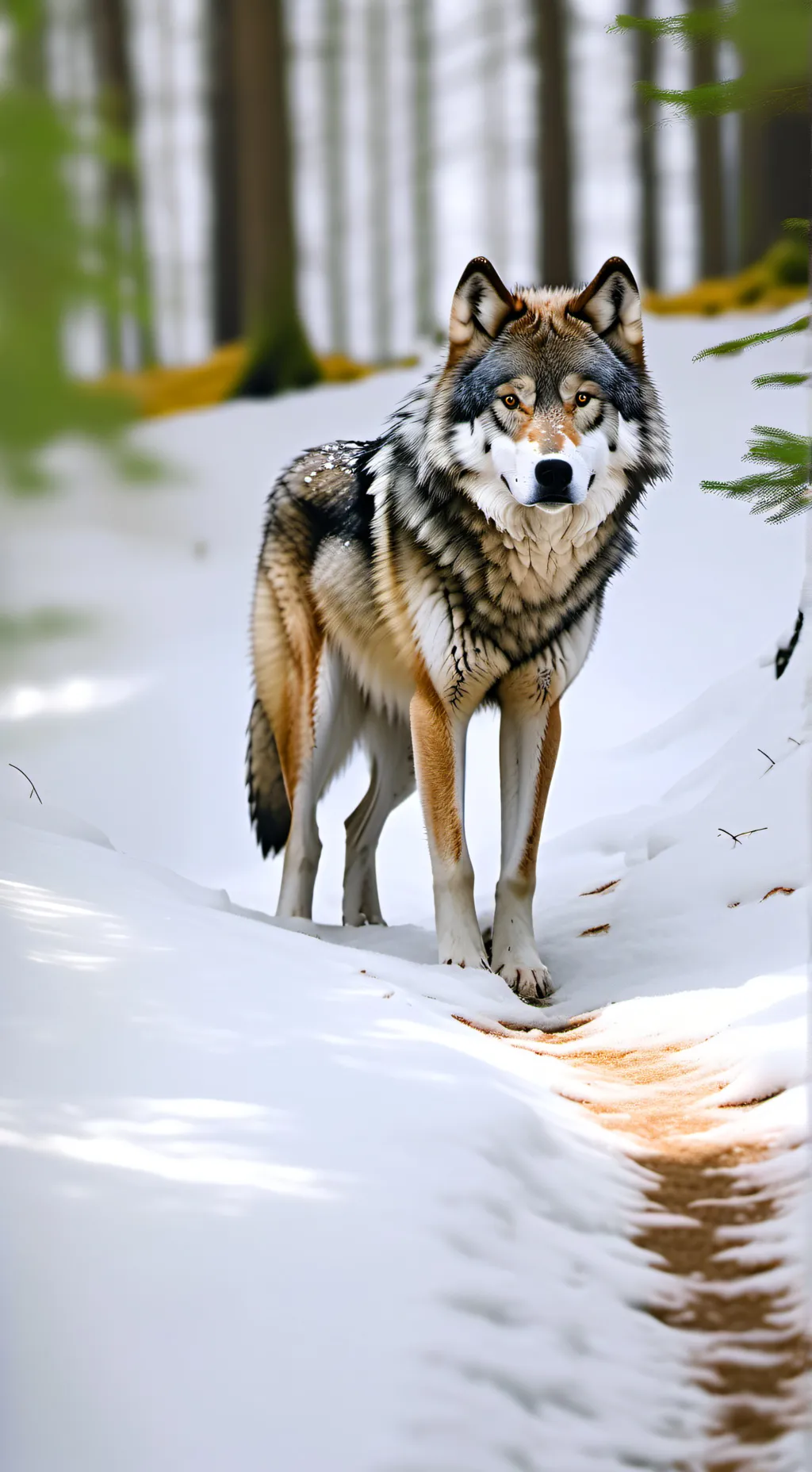 ai character: Wolf background