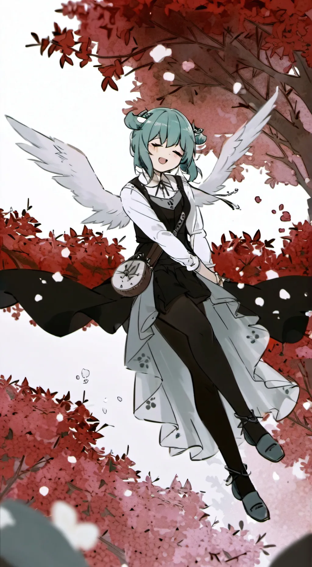 ai character: MHA juegos terror background