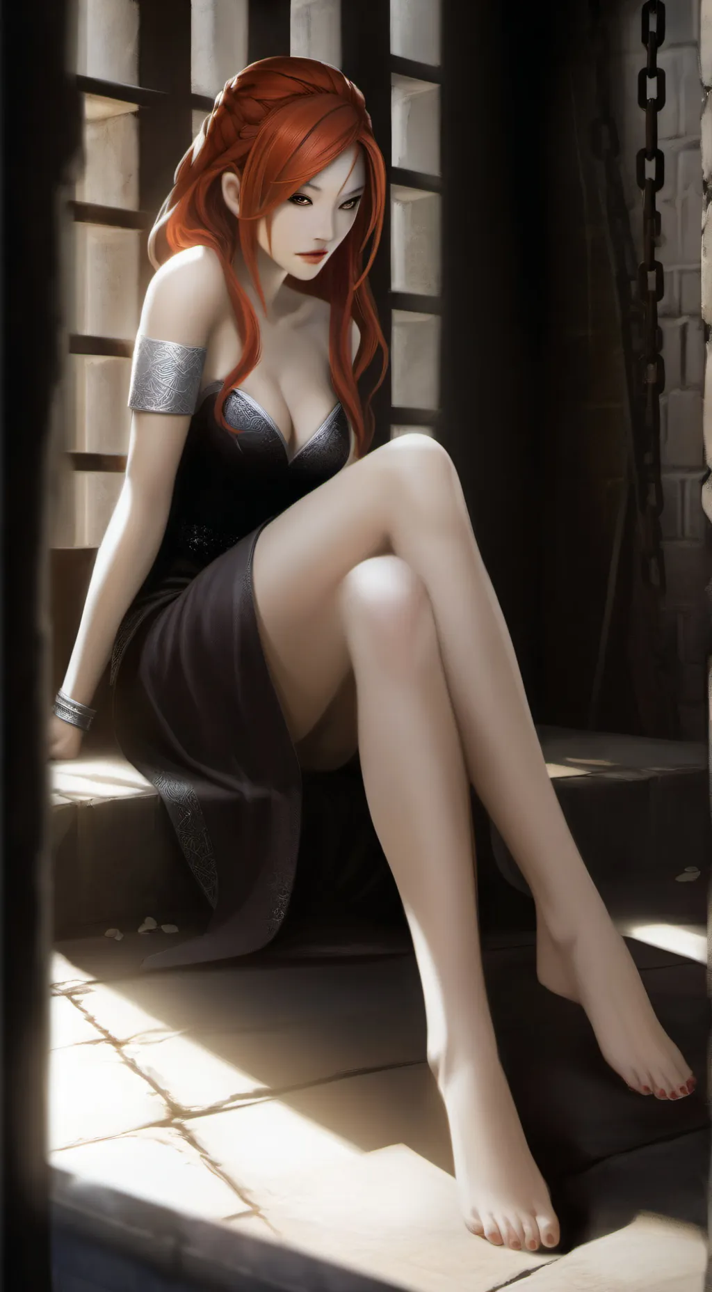 ai character: Fallen Queen  background