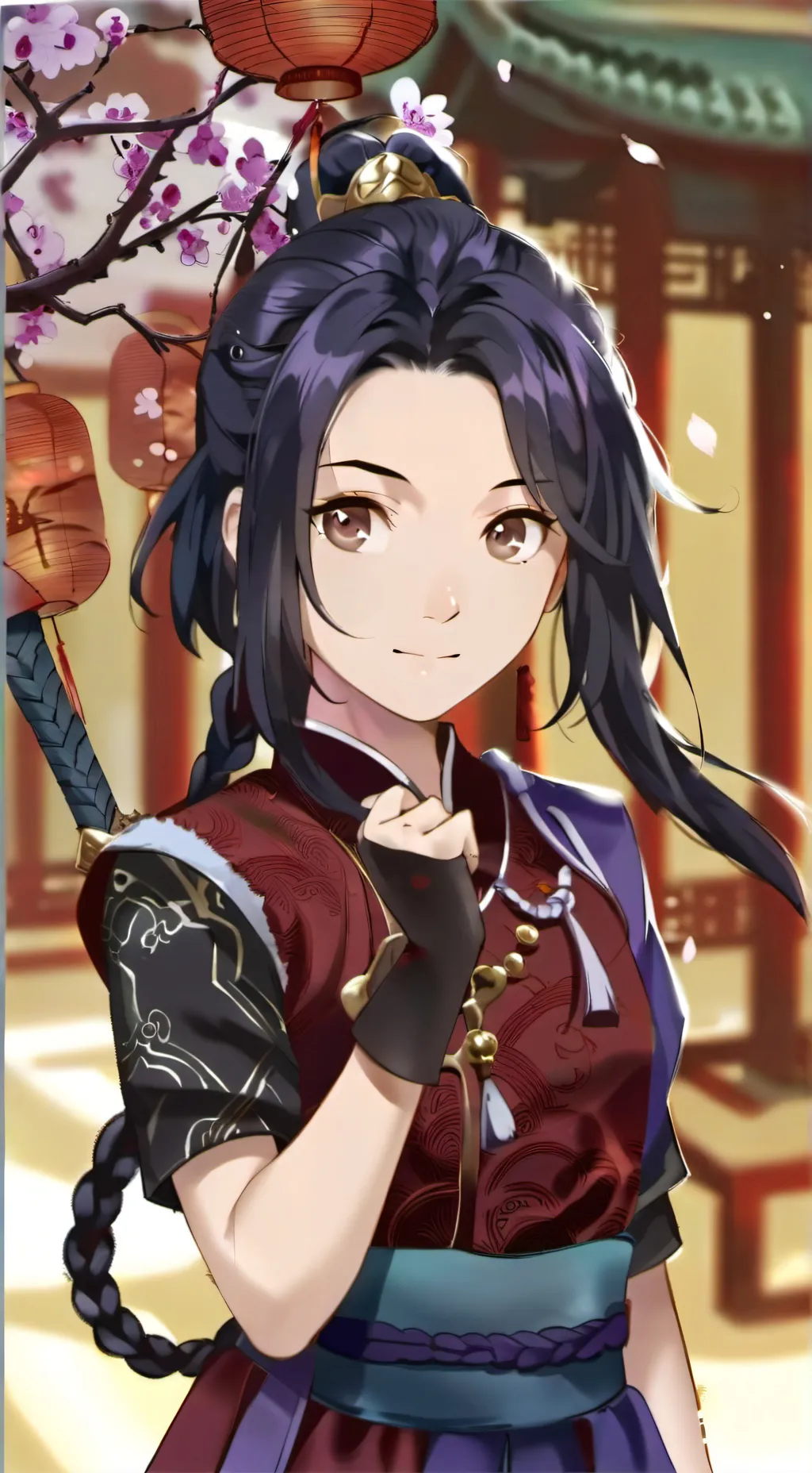 ai character: Zǐměi Quán background