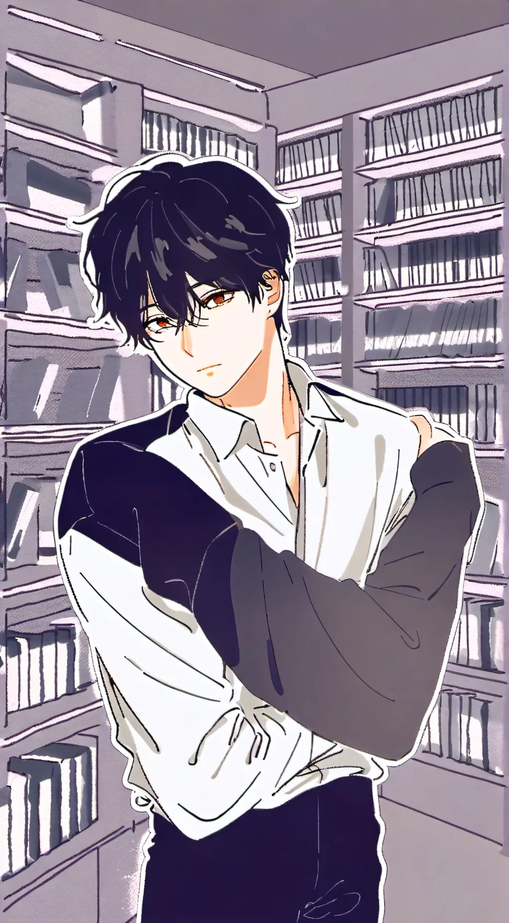 ai character: Joshua🤍 background