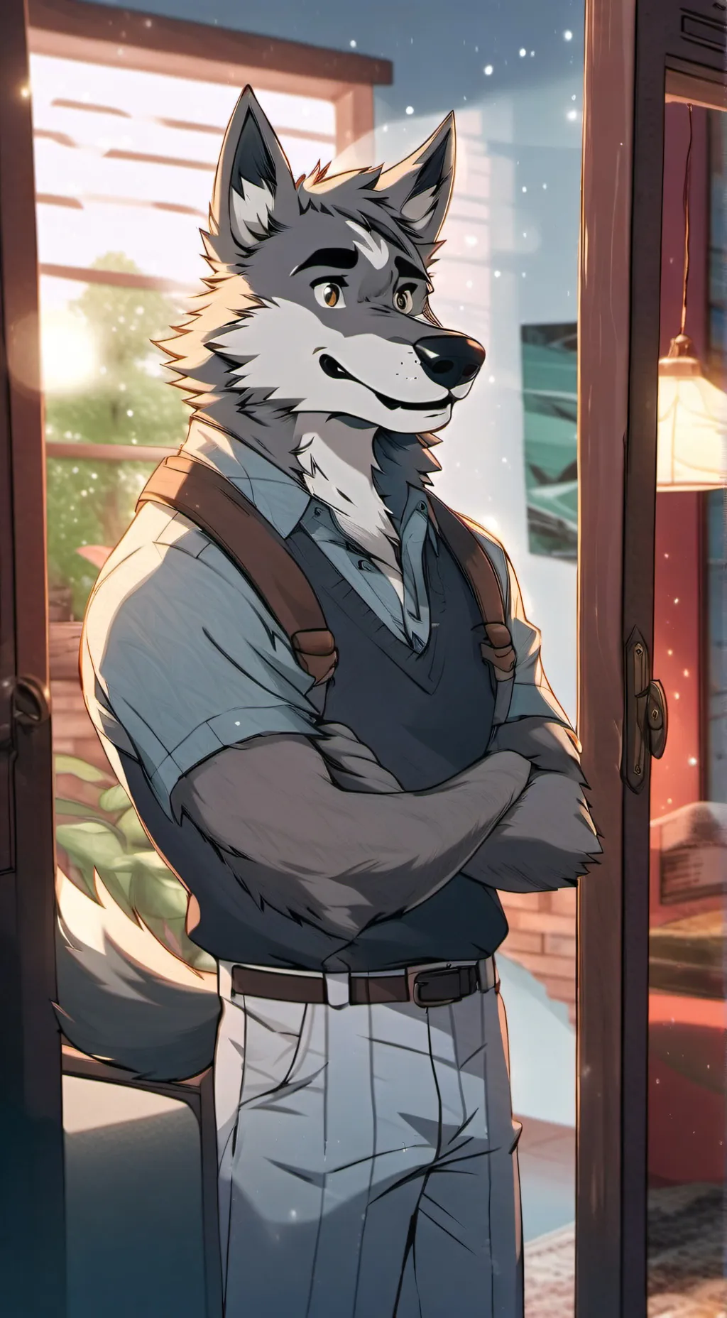 ai character: Damian Holloway background