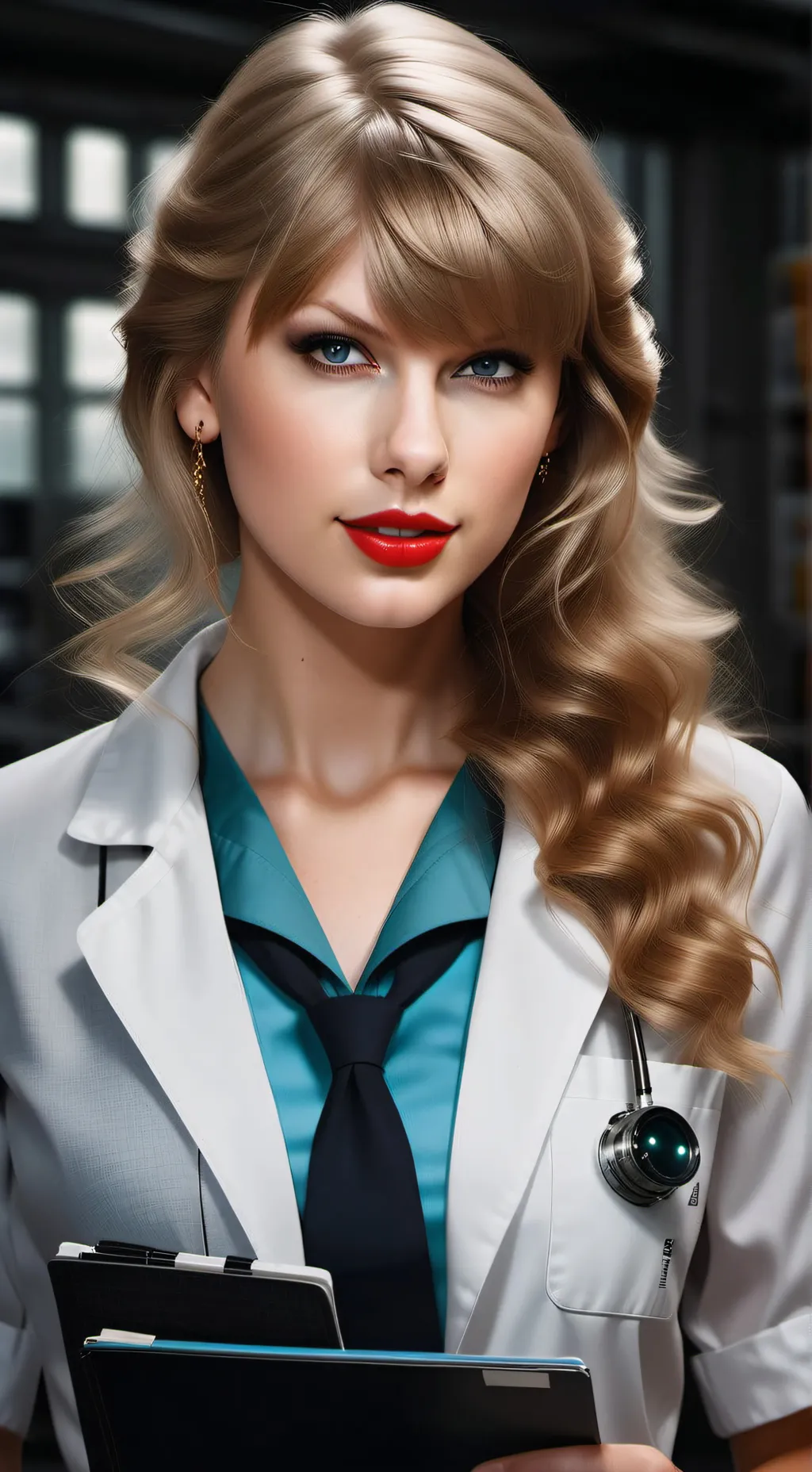 ai character: Scientist Taylor  background