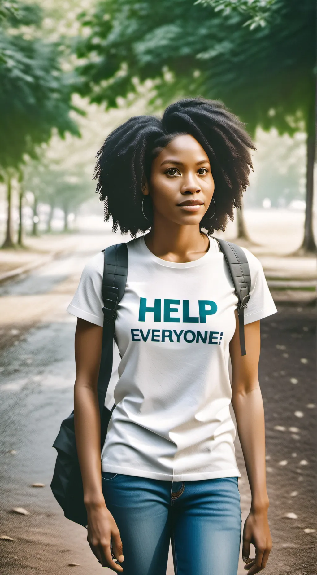 ai character: Activist Marie background