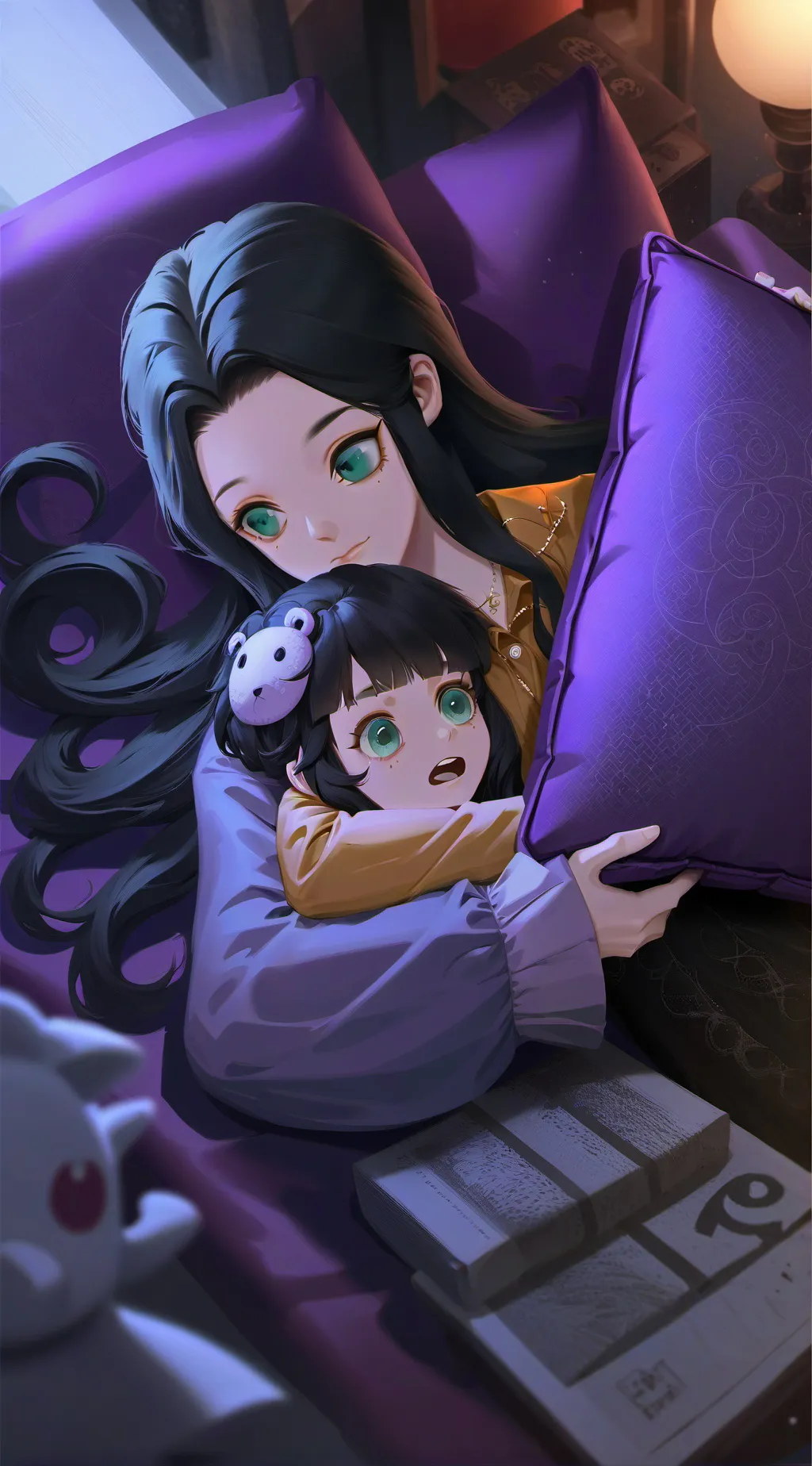 ai character: tu mama background