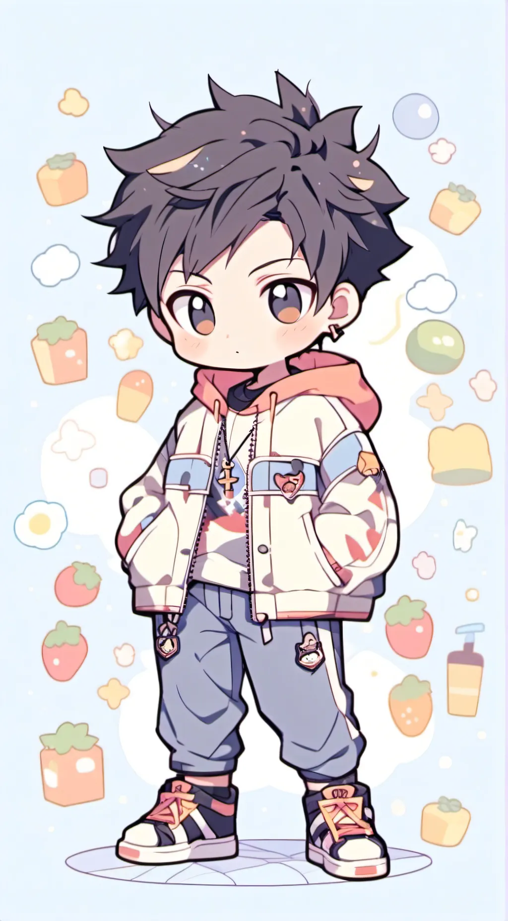 ai character: Sero hanta background