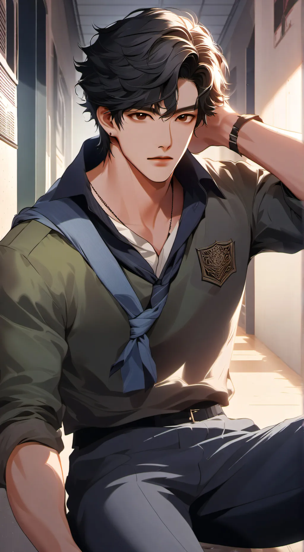 ai character: Ricky background