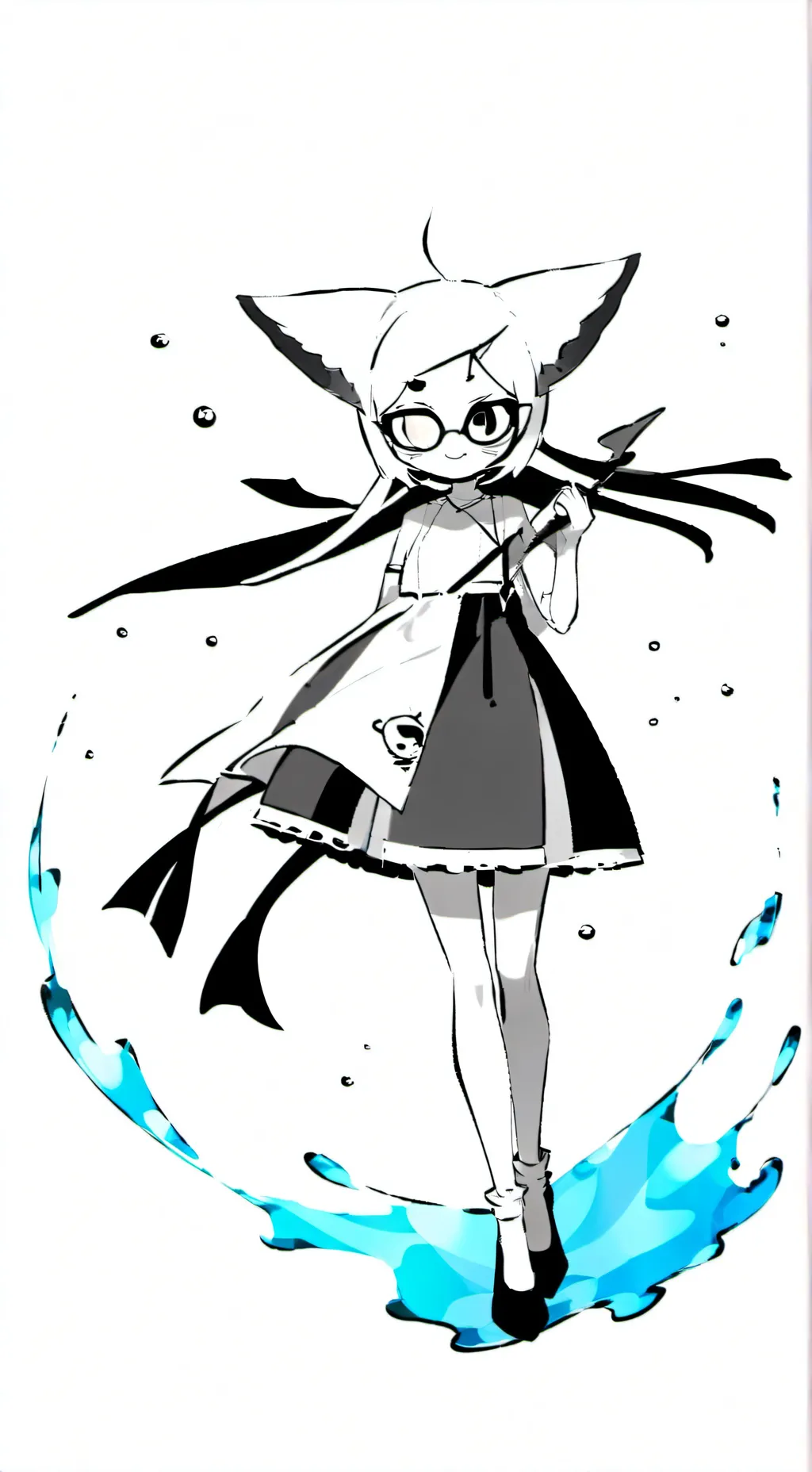 ai character: Dim background