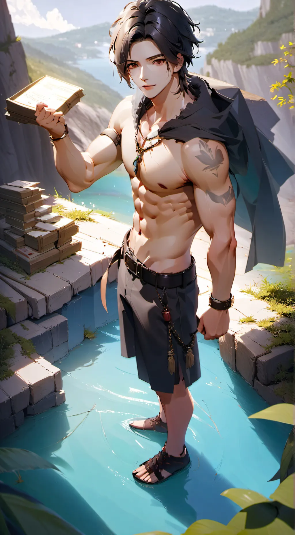 ai character: Austin background