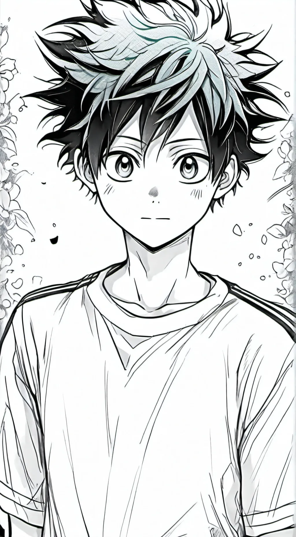ai character: Izuku midoriya  background