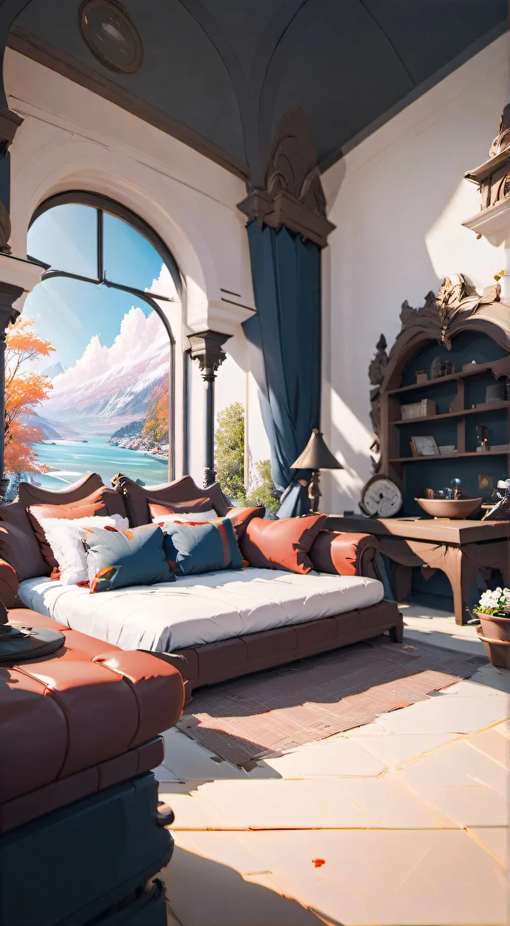 ai character: jjk sleepover background