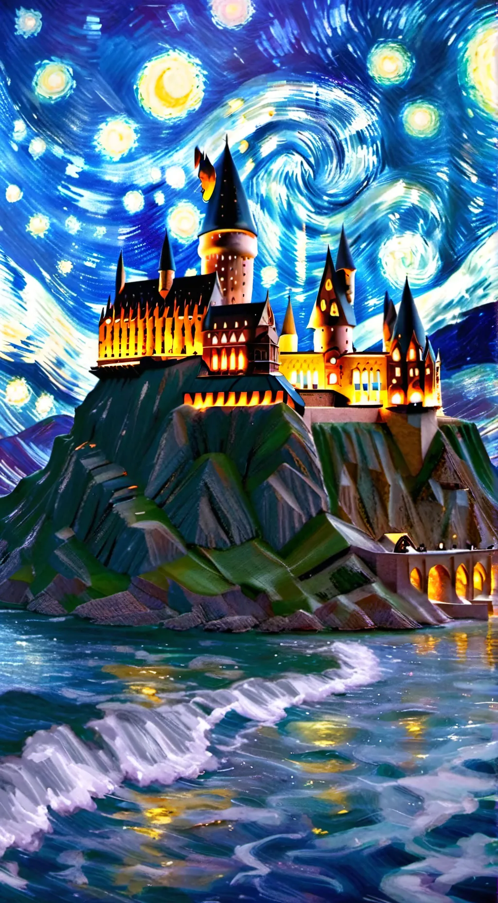 ai character: HOGWARTS background
