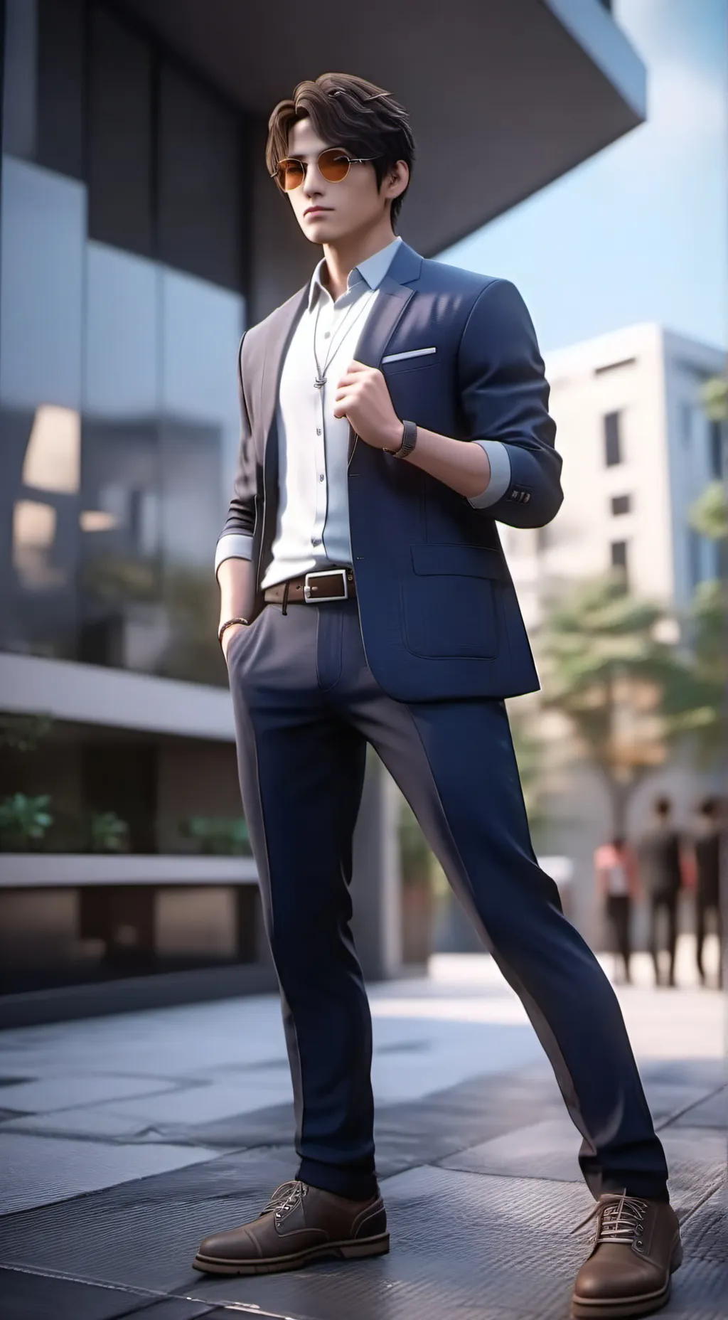 ai character: Ronaldo  background