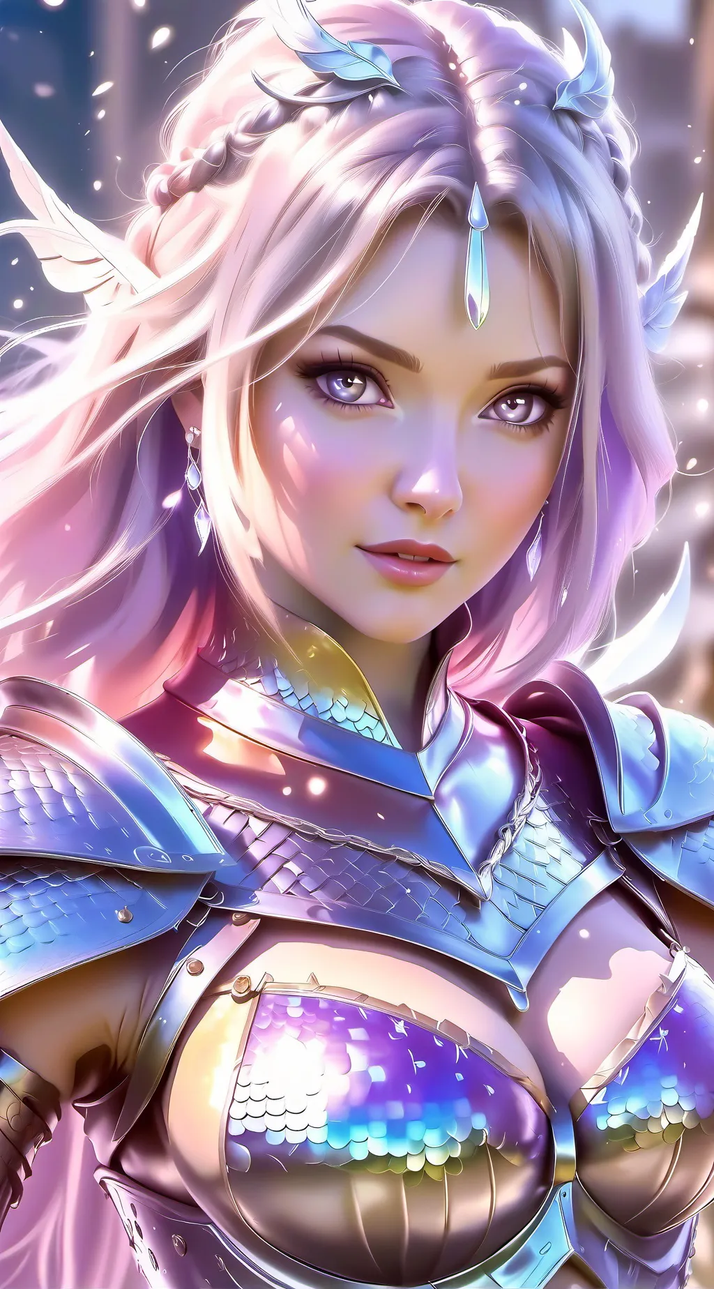 ai character: Prof. Chainmail Bra background