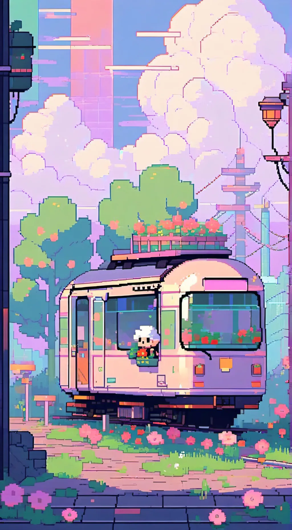 ai character: cosmo & sprout!! background