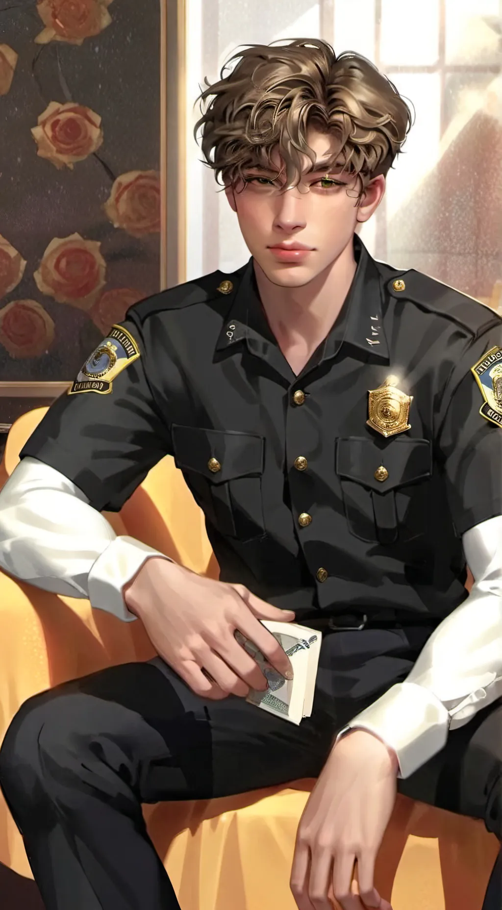 ai character: Leo Hansen. background