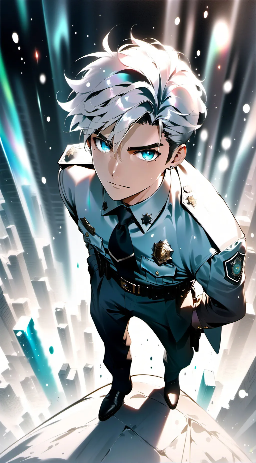 ai character: officer ivan  background