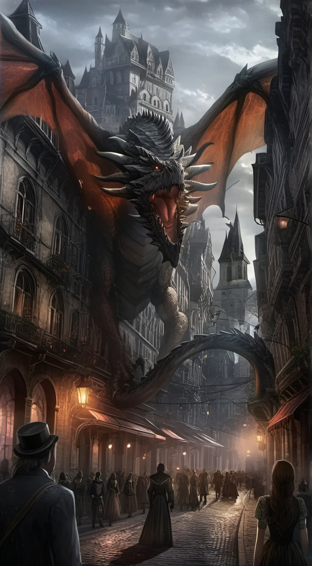 ai character: Drangon City  background