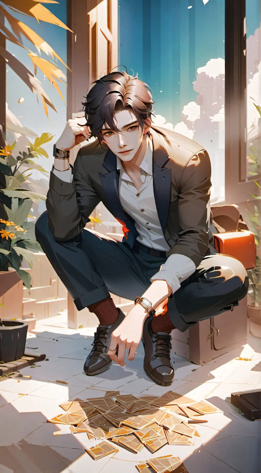 ai character: 🥲Thug background