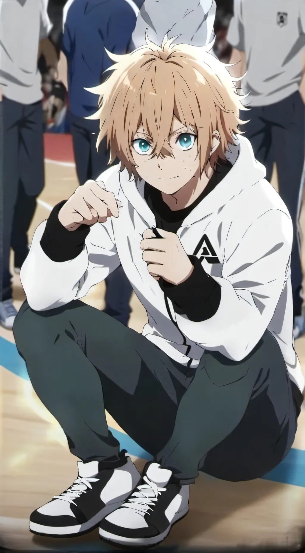 ai character: Mha(wrestling) background