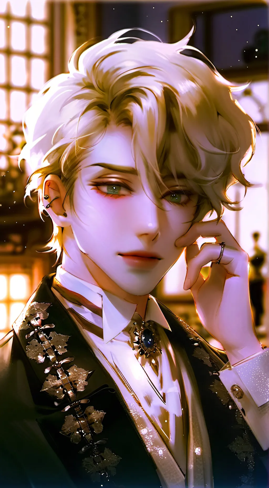 ai character: El laberonto background