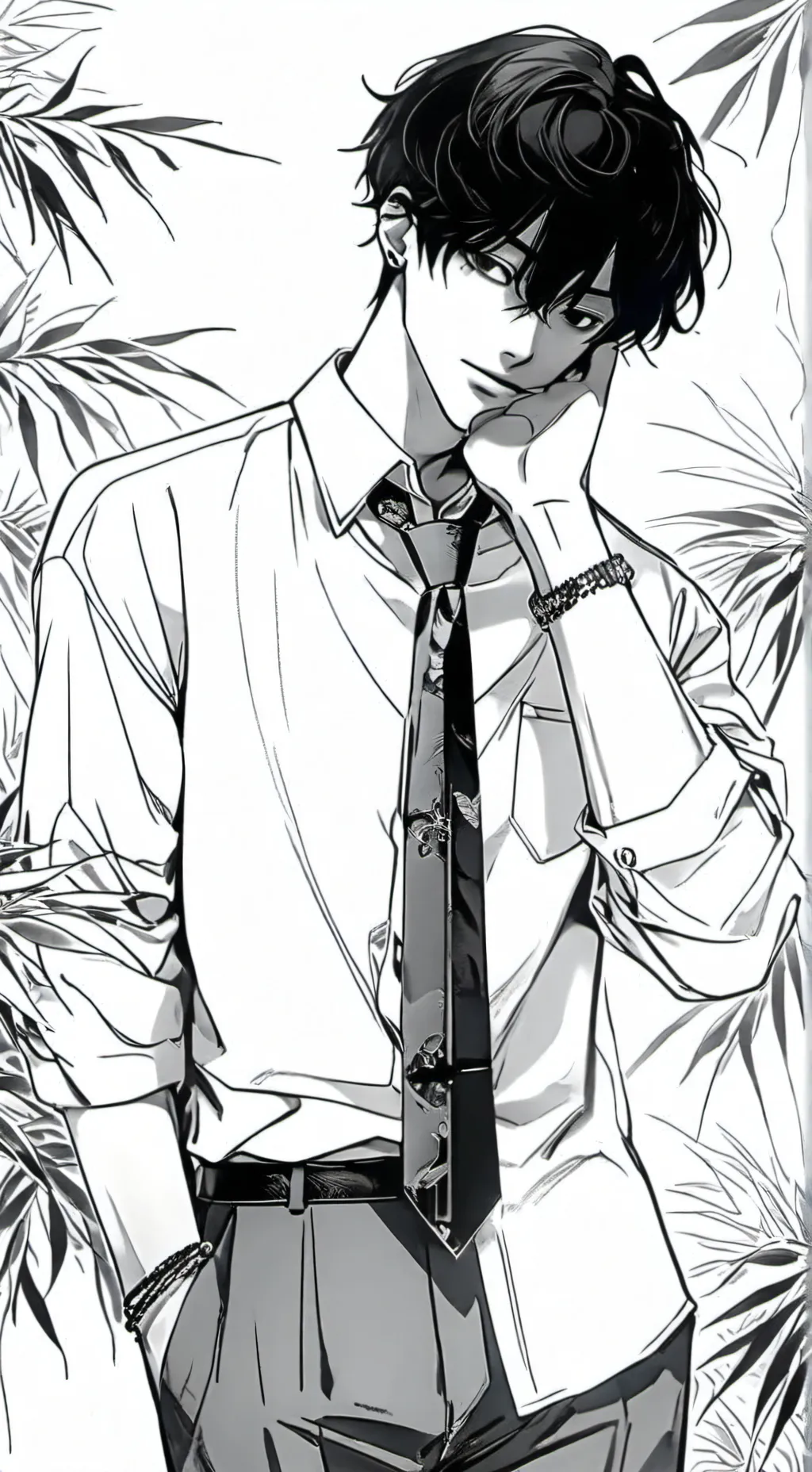 ai character: Mark background